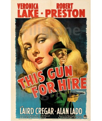 THIS GUN FOR HIRE FILM Rxzu-POSTER/REPRODUCTION d1 AFFICHE VINTAGE sur le site 