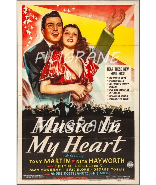 MUST IN MY HEART FILM Rysr-POSTER/REPRODUCTION d1 AFFICHE VINTAGE Venez découvrir notre 