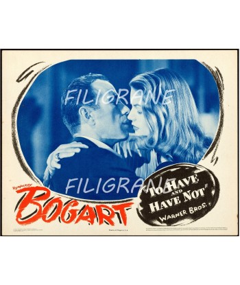 TO HAVE and HAVE NOT FILM Rbri-POSTER/REPRODUCTION d1 AFFICHE VINTAGE Comment ça marche