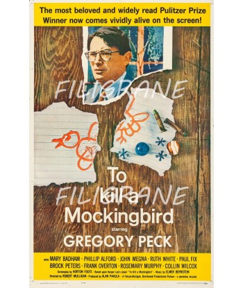 TO KILL a MOCKINGBIRD FILM Rtmm-POSTER/REPRODUCTION d1 AFFICHE VINTAGE est présent 