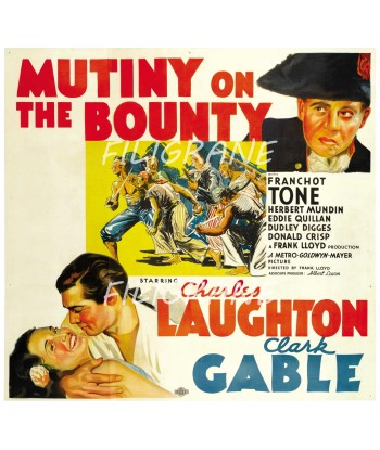 MUTINY on the BOUNTY FILM Rxcf-POSTER/REPRODUCTION d1 AFFICHE VINTAGE en ligne