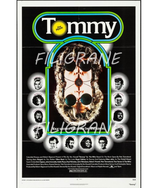 TOMMY THE MOVIE FILM Rqmk-POSTER/REPRODUCTION d1 AFFICHE VINTAGE chez Cornerstreet bien 