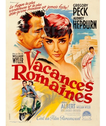 VACANCES ROMAINES FILM Ruog-POSTER/REPRODUCTION d1 AFFICHE VINTAGE Toutes les collections ici