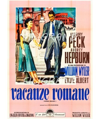 VACANZA ROMANE FILM Rulj-POSTER/REPRODUCTION d1 AFFICHE VINTAGE une grave pollution 