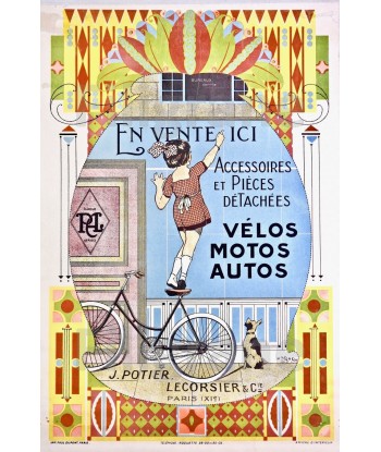 VéLO/CYCLES POTIER  Rekt-POSTER/REPRODUCTION d1 AFFICHE VINTAGE destockage