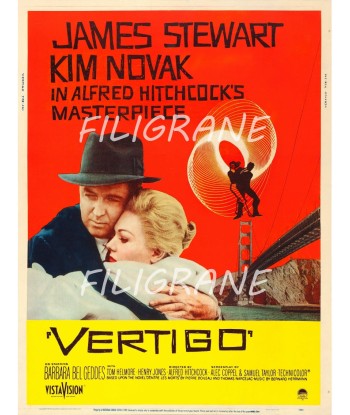 VERTIGO FILM Rmyp-POSTER/REPRODUCTION d1 AFFICHE VINTAGE votre restaurant rapide dans 