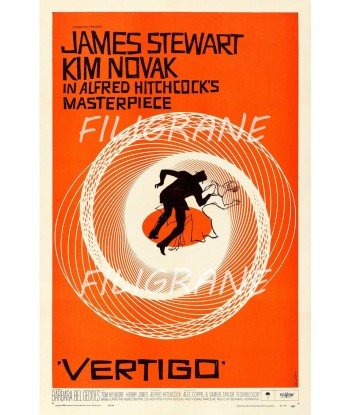 VERTIGO FILM Rtck-POSTER/REPRODUCTION d1 AFFICHE VINTAGE 2023