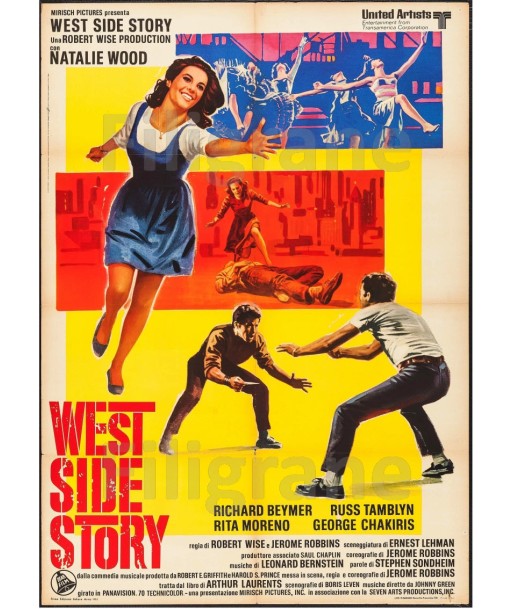 WEST SIDE STORY FILM Rbil-POSTER/REPRODUCTION d1 AFFICHE VINTAGE acheter en ligne