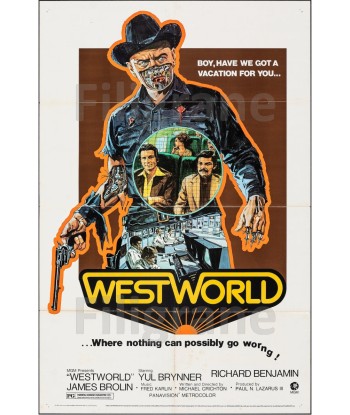 WEST WORLD FILM Ruyy-POSTER/REPRODUCTION d1 AFFICHE VINTAGE l'évolution des habitudes 