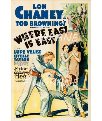 WHERE EAST IS EAST FILM Rvtt-POSTER/REPRODUCTION d1 AFFICHE VINTAGE Venez acheter