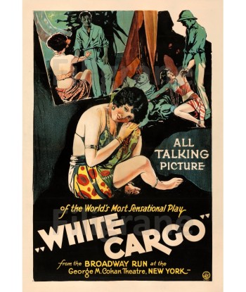 WHITE CARGO FILM Rndb-POSTER/REPRODUCTION d1 AFFICHE VINTAGE paiement sécurisé