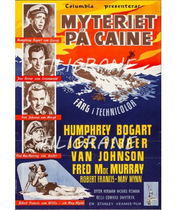 MYTERIET PA CAINE FILM Rffp-POSTER/REPRODUCTION d1 AFFICHE VINTAGE ou a consommer sur place