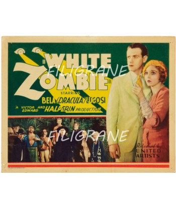 WHITE ZOMBIE FILM Rwlw-POSTER/REPRODUCTION d1 AFFICHE VINTAGE Par le système avancé 