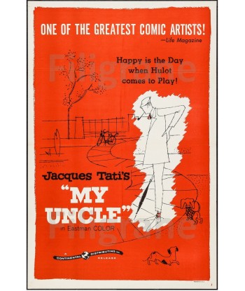 MY UNCLE FILM TATI Rrns-POSTER/REPRODUCTION d1 AFFICHE VINTAGE Toutes les collections ici