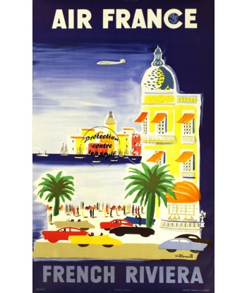 AIRLINES RIVIERA Rfwlu-POSTER/REPRODUCTION d1 AFFICHE VINTAGE votre restaurant rapide dans 