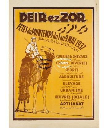 DEIREZZOR FêTES 1937 Rwdg-POSTER/REPRODUCTION d1 AFFICHE VINTAGE Comparez plus de prix