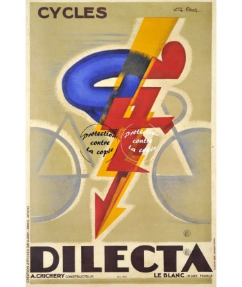 DILECTA VéLO/CYCLES Rftad-POSTER/REPRODUCTION d1 AFFICHE VINTAGE pour bénéficier 