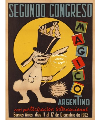 MAGIE ARGENTINO 1962 Rhsw-POSTER/REPRODUCTION d1 AFFICHE VINTAGE Voir les baskets