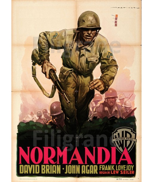 NORMANDIA FILM Rpvj-POSTER/REPRODUCTION d1 AFFICHE VINTAGE sur le site 