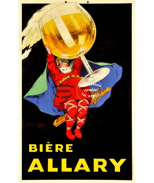 PUB ALLARY BièRE Rytt-POSTER/REPRODUCTION d1 AFFICHE VINTAGE pas cher